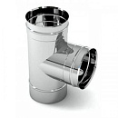 Тройник одностенный дымоходный 90 градусов D-140 мм из нержавеющей стали Прок с доставкой в Абакан